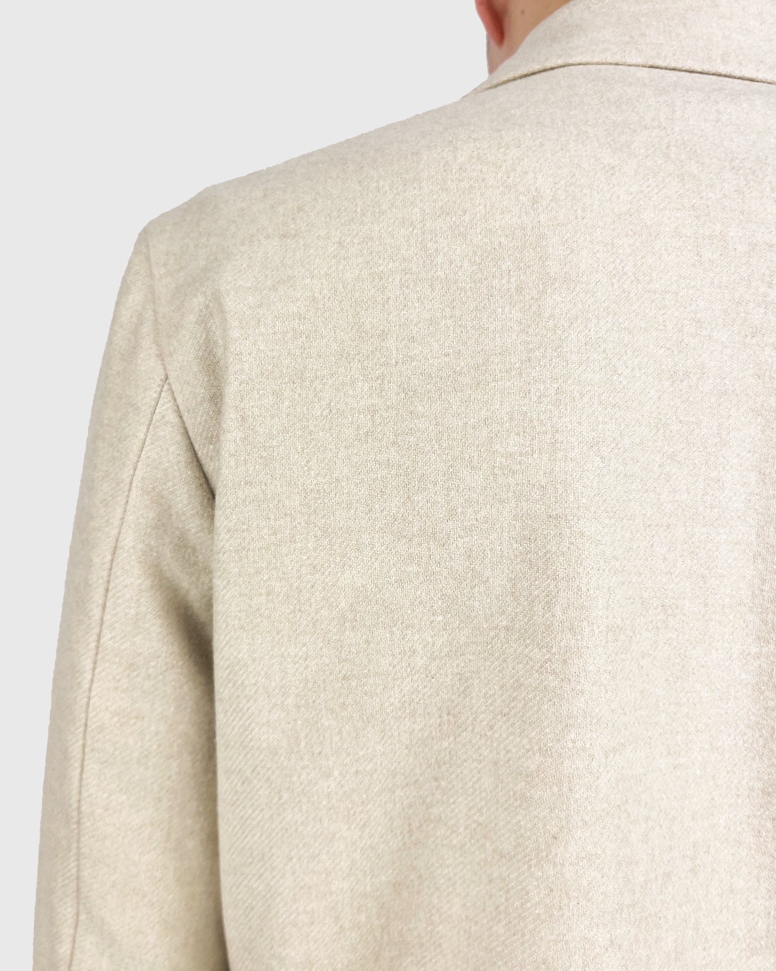 FANCKINO SARTORIA FSS24-915 FLANNEL SAND CHORE JACKET