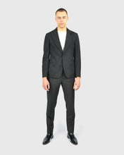 Load image into Gallery viewer, FRANCKINO SARTORIA FSS24 1B.SB JAQUARD-1 BLK NEAPOLITAN JACKET