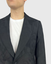 Load image into Gallery viewer, FRANCKINO SARTORIA FSS24 1B.SB JAQUARD-1 BLK NEAPOLITAN JACKET