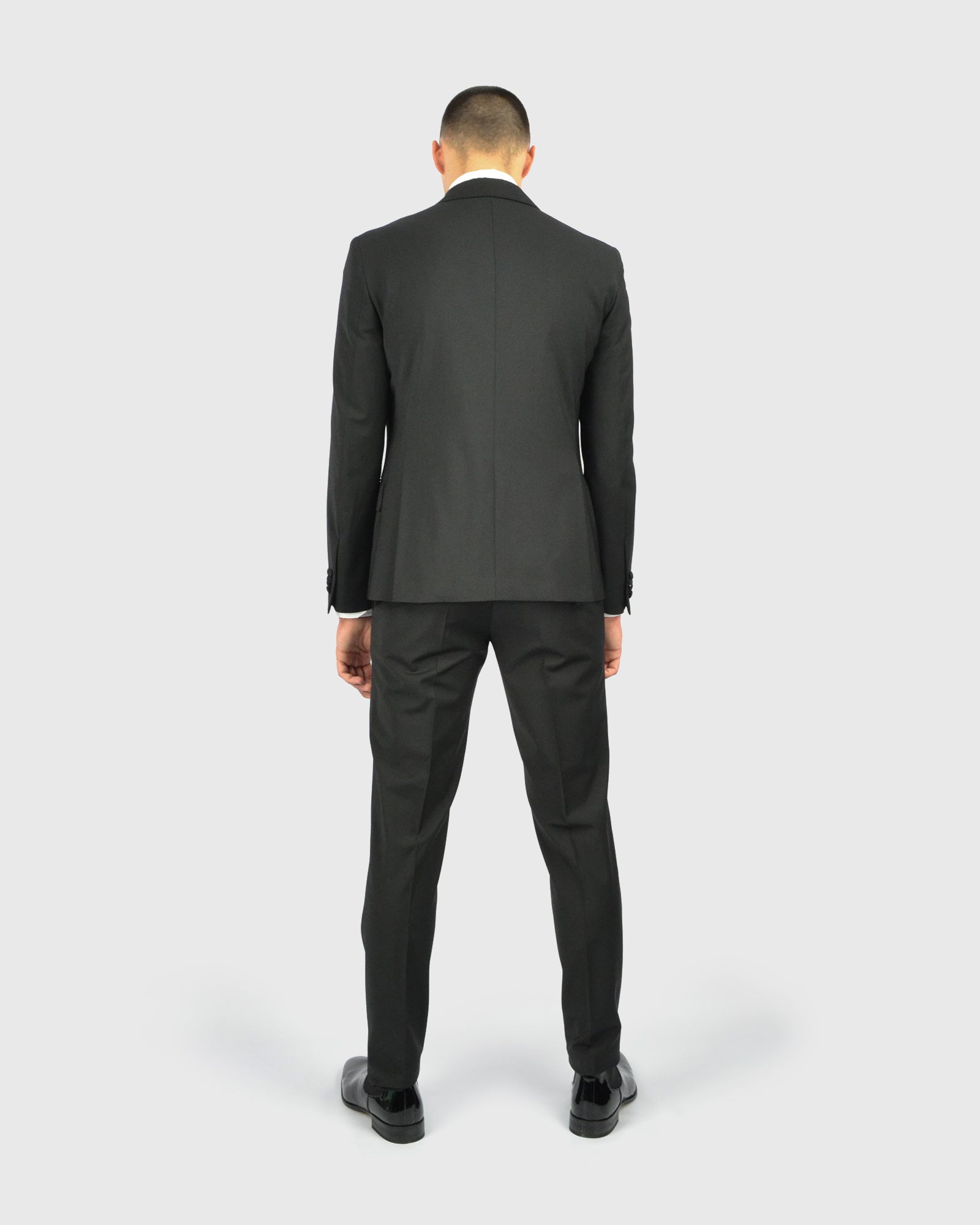 FRANCKINO SARTORIA FSS24 PL.1B 2PSU BLACK NEAPOLITAN TUXEDO