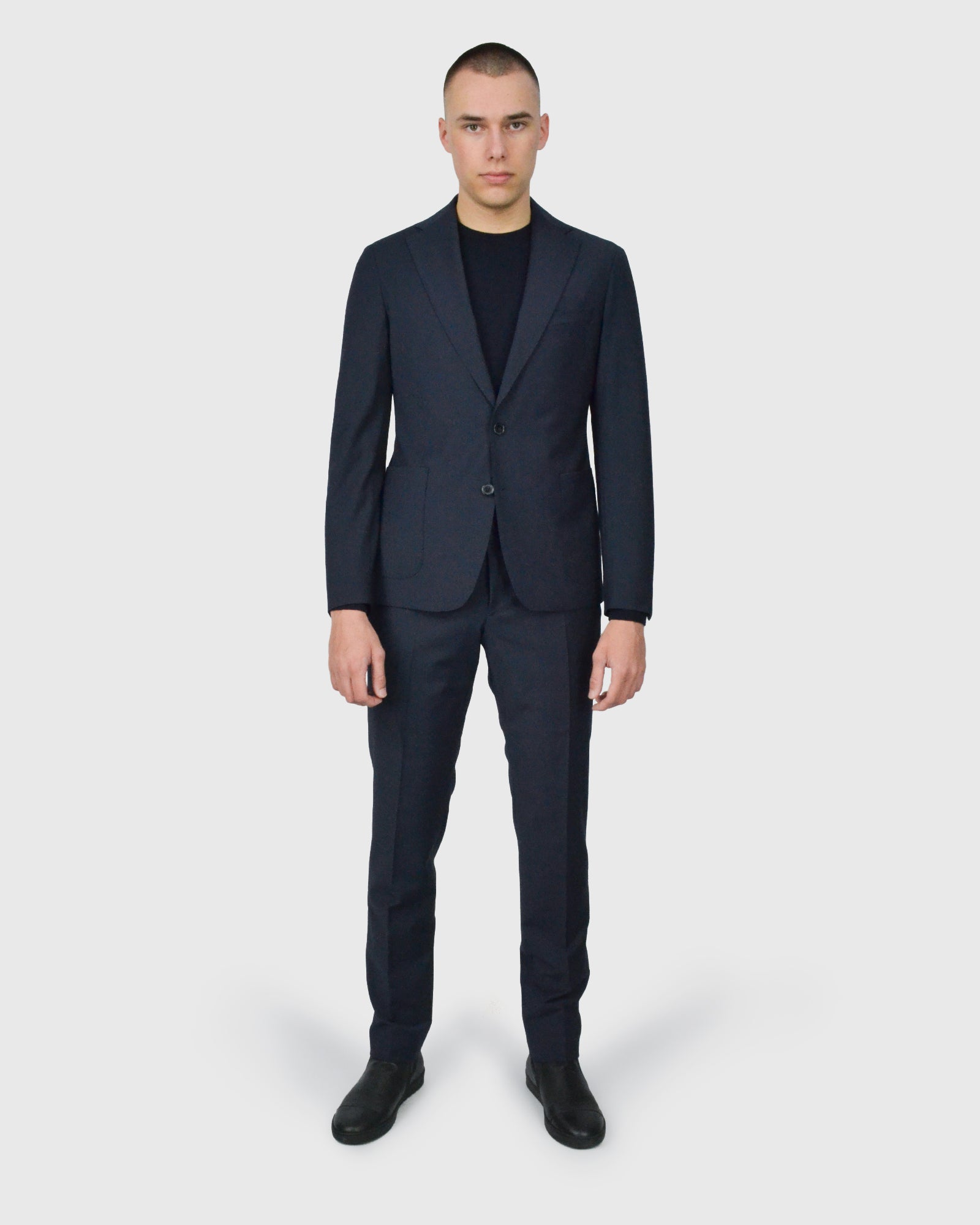 FRANCKINO SARTORIA FSS24 PL 2BSB-JOGGER 2PSU NAVY NEAPOLITAN SUIT