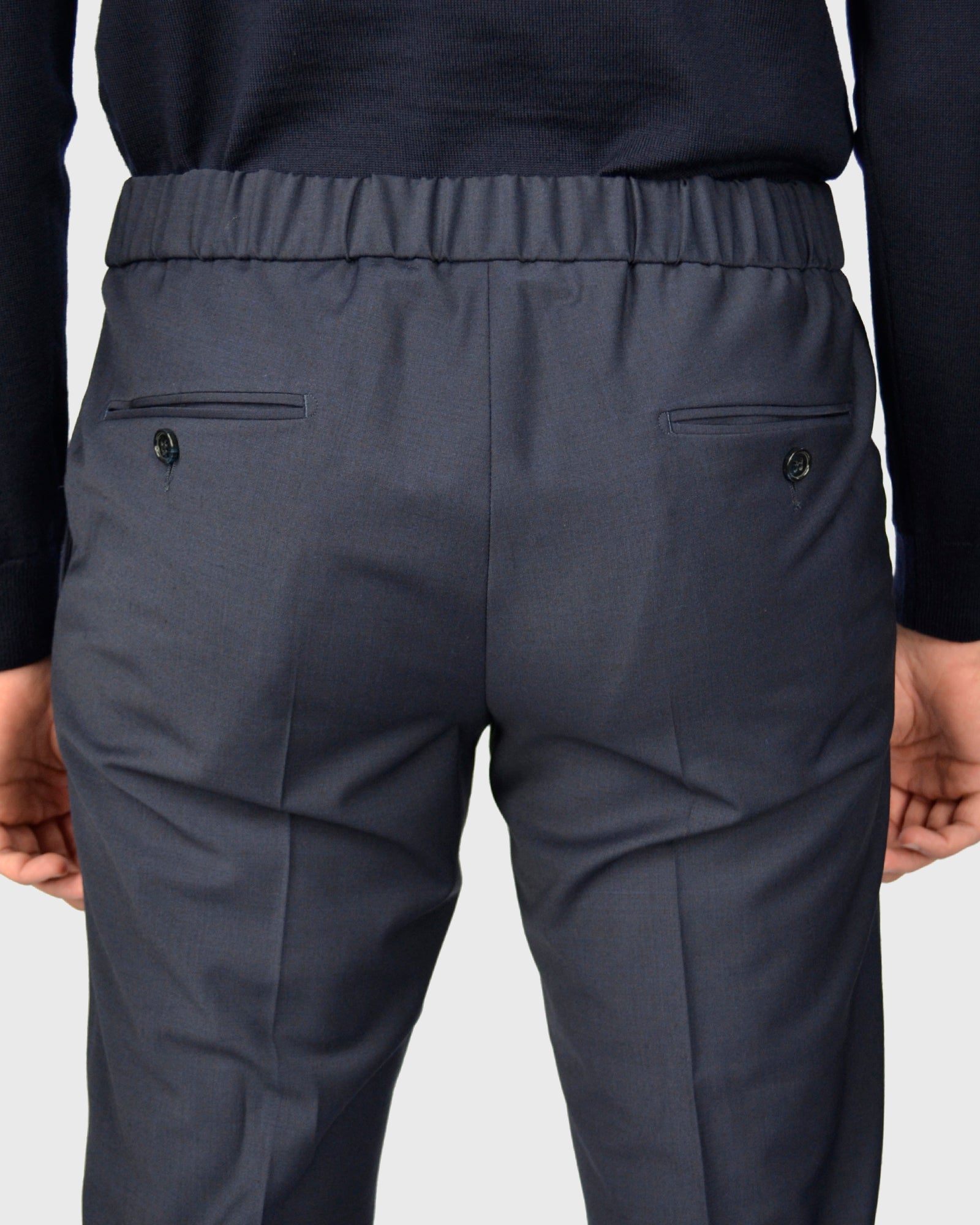 FRANCKINO SARTORIA FSS24 PL 2BSB-JOGGER 2PSU NAVY NEAPOLITAN SUIT