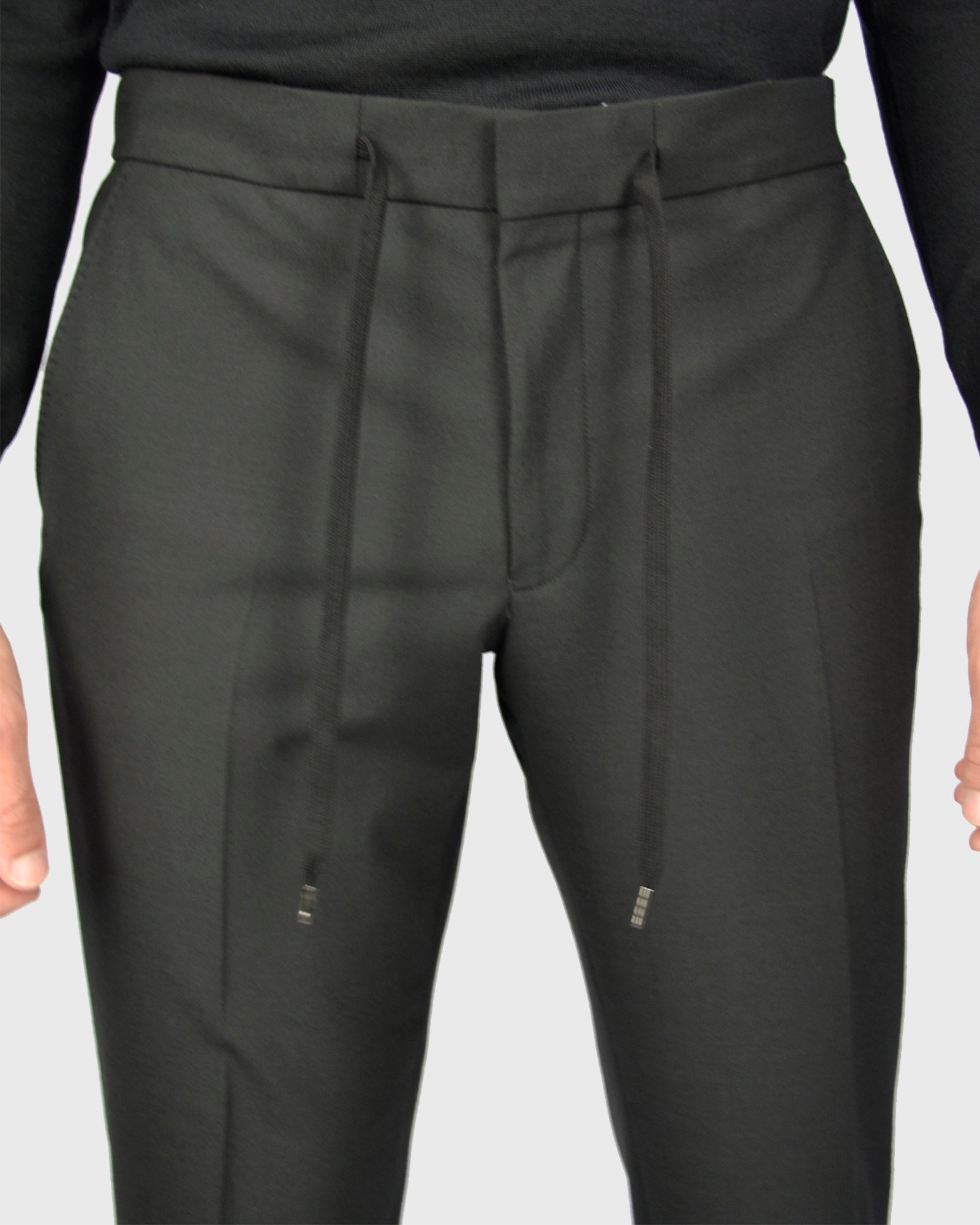 FRANCKINO SARTORIA FSS24 PL 4BDB-JOGGER 2PSU BLACK NEAPOLITAN SUIT