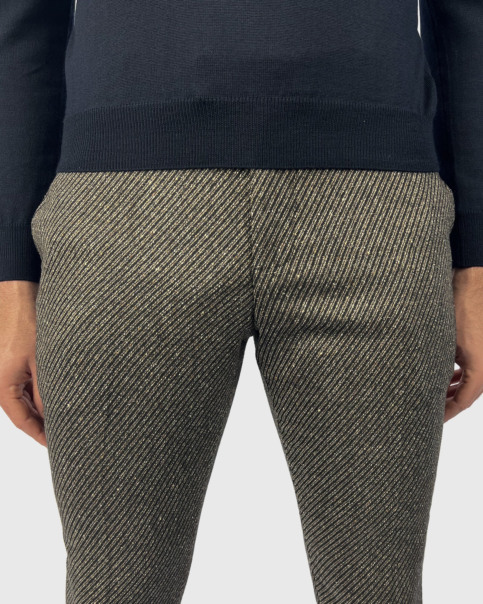 VINCENT & FRANKS W22VF-FS04530 BLK SLIM TROUSER