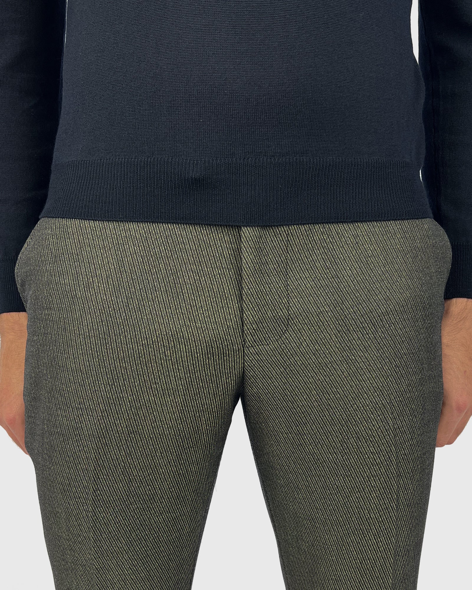 VINCENT & FRANKS W22VF-23601 BRN SLIM TROUSER