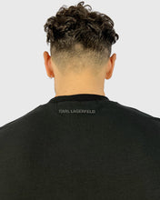 Load image into Gallery viewer, KARL LAGERFELD 755059 SS BLACK CREW T-SHIRT