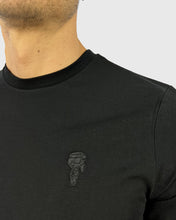 Load image into Gallery viewer, KARL LAGERFELD 755055 SS BLACK CREW T-SHIRT