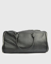 Load image into Gallery viewer, KARL LAGERFELD 8015930-990 BLACK CALF LEATHER TRAVEL BAG