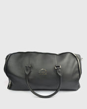Load image into Gallery viewer, KARL LAGERFELD 8015930-990 BLACK CALF LEATHER TRAVEL BAG