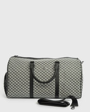 Load image into Gallery viewer, KARL LAGERFELD 805900-990 BLACK CANVAS OVERNIGHT BAG