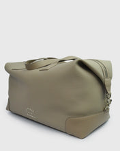 Load image into Gallery viewer, KARL LAGERFELD 815900-410 SAND CALF LEATHER OVERNIGHT BAG