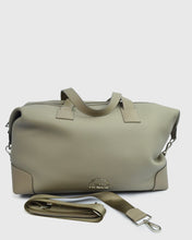Load image into Gallery viewer, KARL LAGERFELD 815900-410 SAND CALF LEATHER OVERNIGHT BAG