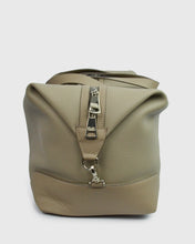 Load image into Gallery viewer, KARL LAGERFELD 815900-410 SAND CALF LEATHER OVERNIGHT BAG