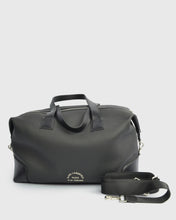 Load image into Gallery viewer, KARL LAGERFELD 815900-990 BLACK CALF LEATHER OVERNIGHT BAG