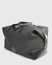 Load image into Gallery viewer, KARL LAGERFELD 815900-990 BLACK CALF LEATHER OVERNIGHT BAG