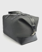 Load image into Gallery viewer, KARL LAGERFELD 815900-990 BLACK CALF LEATHER OVERNIGHT BAG