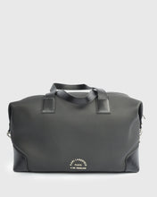 Load image into Gallery viewer, KARL LAGERFELD 815900-990 BLACK CALF LEATHER OVERNIGHT BAG