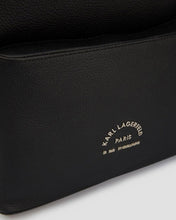 Load image into Gallery viewer, KARL LAGERFELD 815908-990 BLACK LEATHER BACKPACK