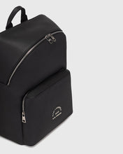 Load image into Gallery viewer, KARL LAGERFELD 815908-990 BLACK LEATHER BACKPACK