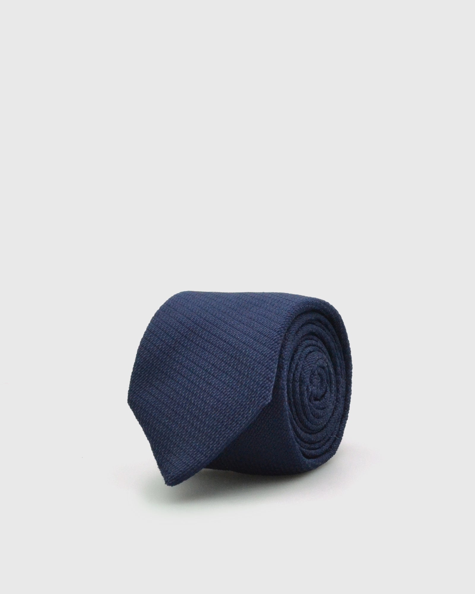 FRANCKINO SARTORIA SS22FS-2 TIPPED 3F GARZA NAVY SILK TIE