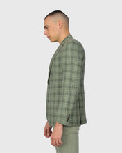 Load image into Gallery viewer, VINCENT & FRANKS VFFJQ850GR OLIVE CHECK JACKET