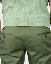 Load image into Gallery viewer, VINCENT & FRANKS S24VF2-SC AVOCADO SS ZIG-ZAG KNITTED CREW