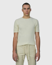 Load image into Gallery viewer, VINCENT & FRANKS S24VF2-SC CREAM SS ZIG-ZAG KNITTED CREW