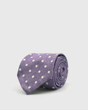 Load image into Gallery viewer, FRANCKINO SARTORIA SS22FS-12 UNTIPPED 3F PURPLE TIE