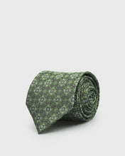 Load image into Gallery viewer, FRANCKINO SARTORIA SS22FS-13 UNTIPPED 3F GREEN SILK TIE