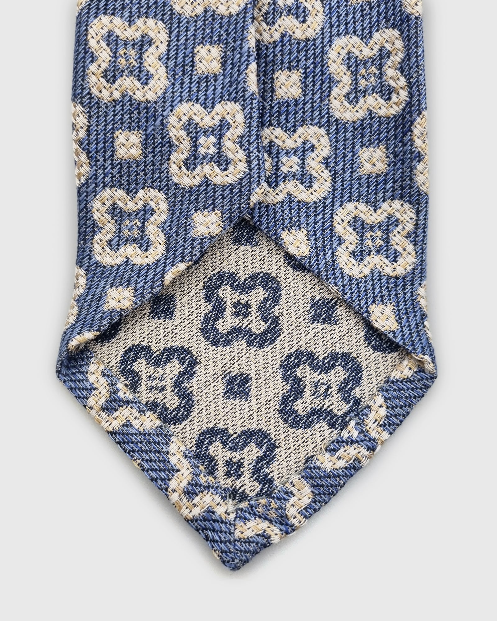 FRANCKINO SARTORIA SS22FS-17 UNTIPPED 3F L-BLUE TIE
