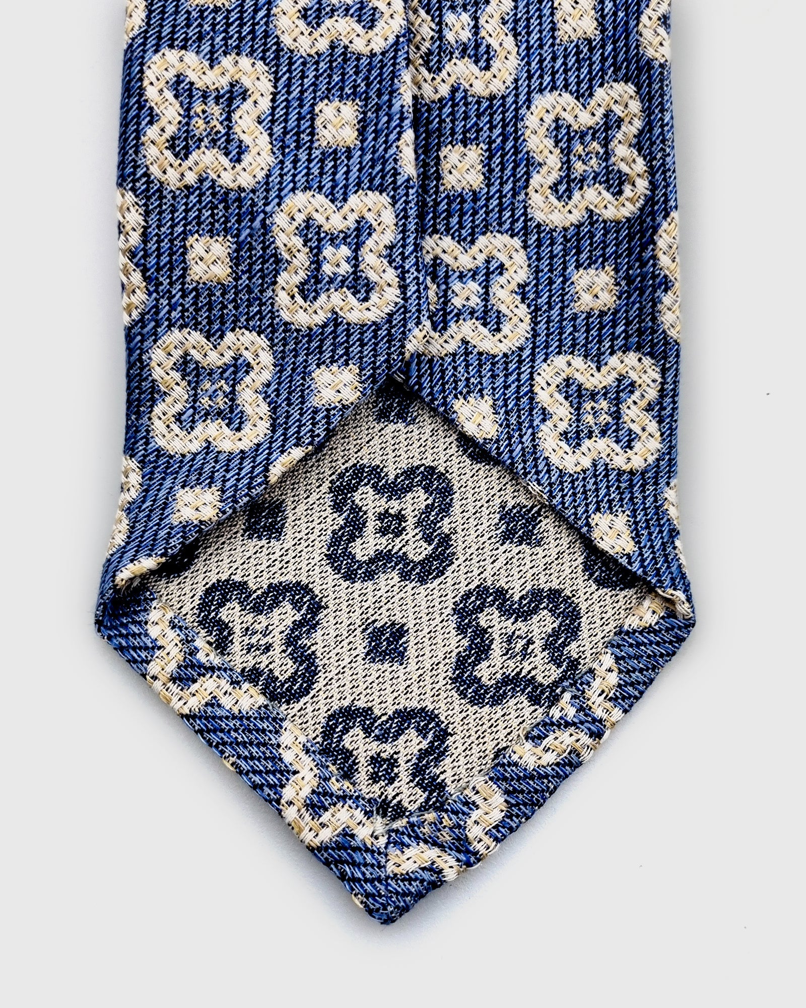 FRANCKINO SARTORIA SS22FS-18 UNTIPPED 3F BLUE TIE
