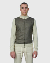 Load image into Gallery viewer, VINCENT & FRANKS SS24-1-507523 NAT-LATTE MILANO ZIP CARDIGAN