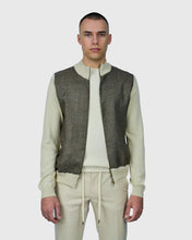 Load image into Gallery viewer, VINCENT & FRANKS SS24-1-507523 NAT-LATTE MILANO ZIP CARDIGAN