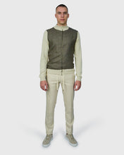 Load image into Gallery viewer, VINCENT & FRANKS SS24-1-507523 NAT-LATTE MILANO ZIP CARDIGAN