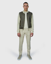 Load image into Gallery viewer, VINCENT & FRANKS SS24-1-507523 NAT-LATTE MILANO ZIP CARDIGAN