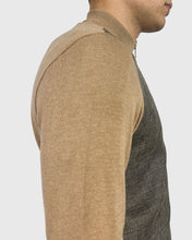 Load image into Gallery viewer, VINCENT & FRANKS SS24-1-507523 SAND-LATTE MILANO ZIP CARDIGAN