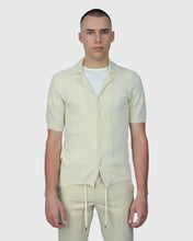 Load image into Gallery viewer, VINCENT & FRANKS SS24-2 SS/SLUB NATURAL KNITTED CARDIGAN