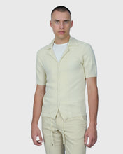 Load image into Gallery viewer, VINCENT & FRANKS SS24-2 SS/SLUB NATURAL KNITTED CARDIGAN