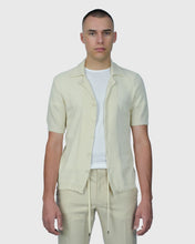 Load image into Gallery viewer, VINCENT & FRANKS SS24-2 SS/SLUB NATURAL KNITTED CARDIGAN
