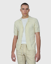 Load image into Gallery viewer, VINCENT & FRANKS SS24-2 SS/SLUB NATURAL KNITTED CARDIGAN