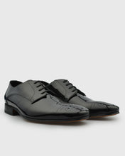 Load image into Gallery viewer, VINCENT & FRANKS VFS24RY BLACK PATENT DERBY SHOE