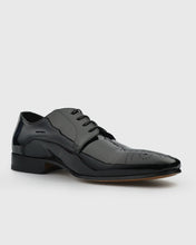 Load image into Gallery viewer, VINCENT & FRANKS VFS24RY BLACK PATENT DERBY SHOE