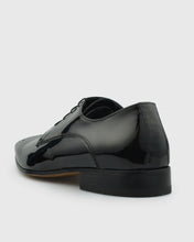 Load image into Gallery viewer, VINCENT & FRANKS VFS24RY BLACK PATENT DERBY SHOE