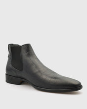 Load image into Gallery viewer, VINCENT & FRANKS W24CROC BLACK CROCODILE CHELSEA BOOT