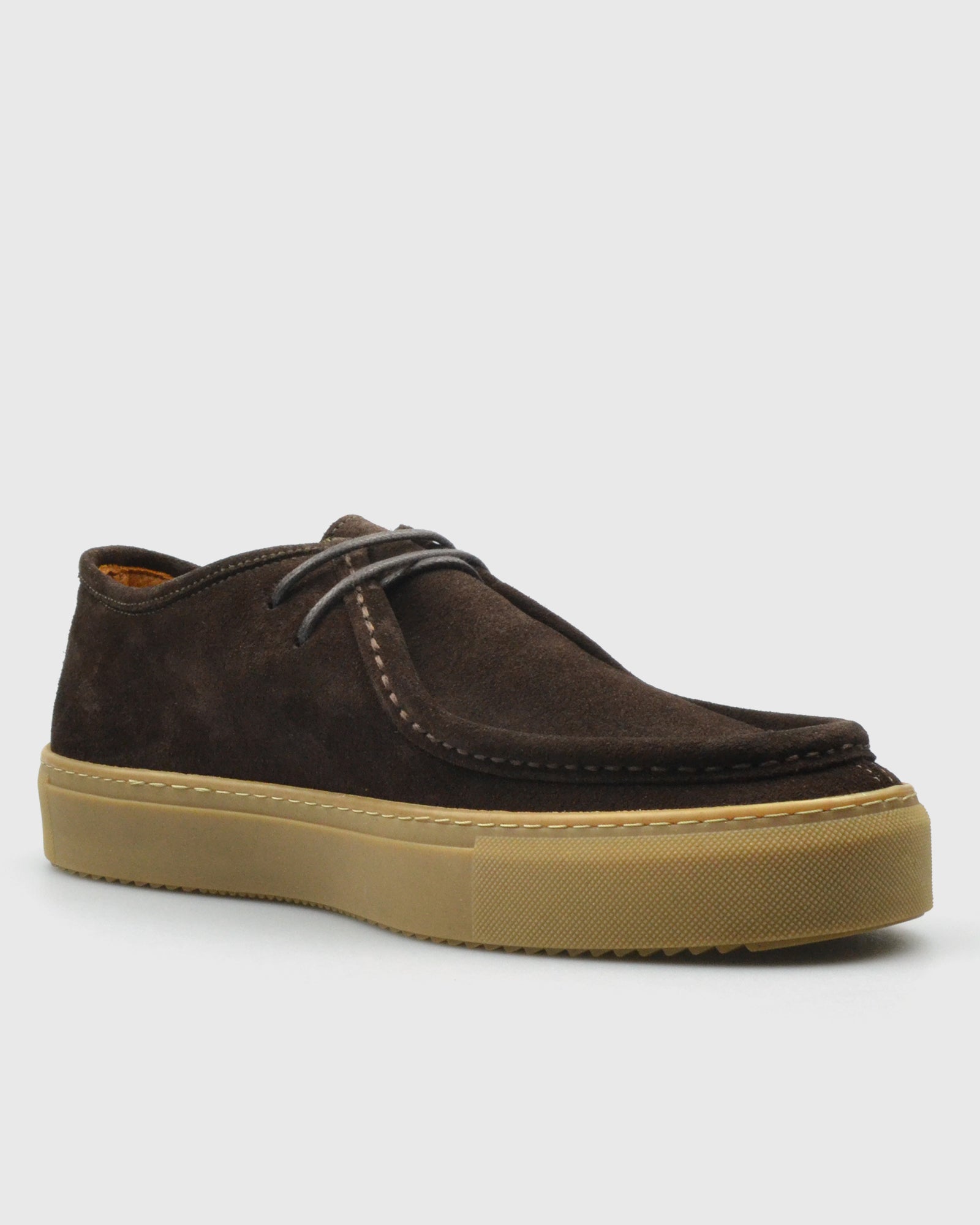 VINCENT & FRANKS W25VF-LACE BROWN SUEDE SNEAKER