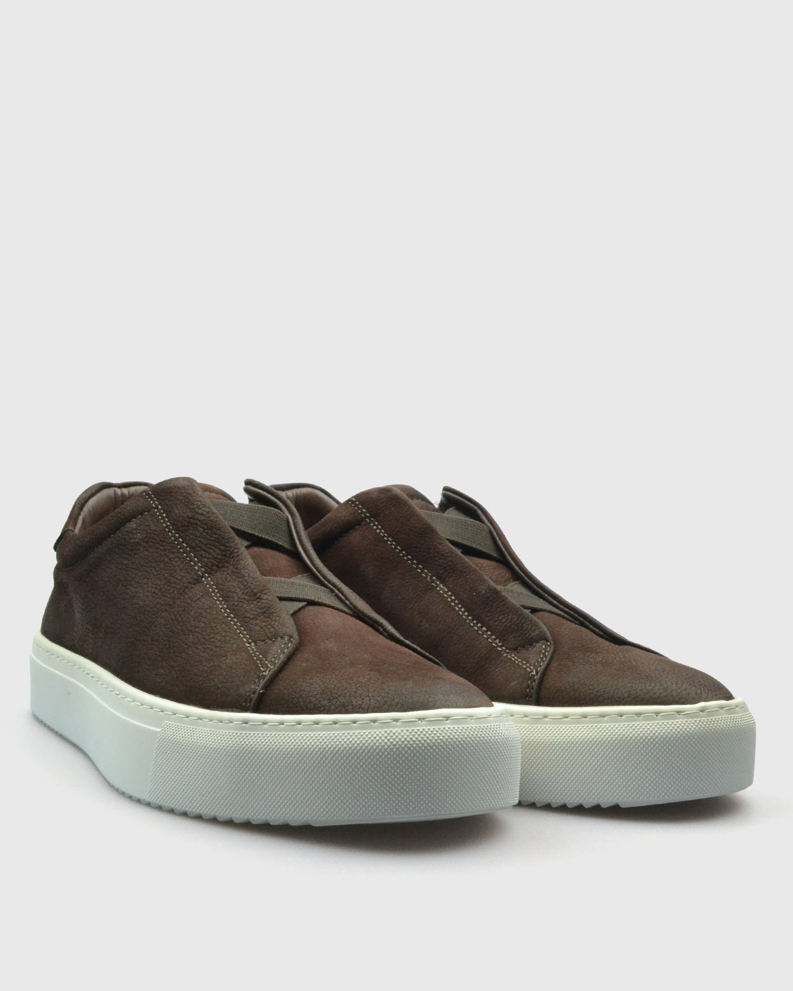 VINCENT & FRANKS W25VF-BRACESLIP CHOCOLATE NUBUCK SNEAKER