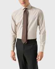Load image into Gallery viewer, ETON 10001398033 SAND MICRO-CHECK TWILL SLIM SHIRT