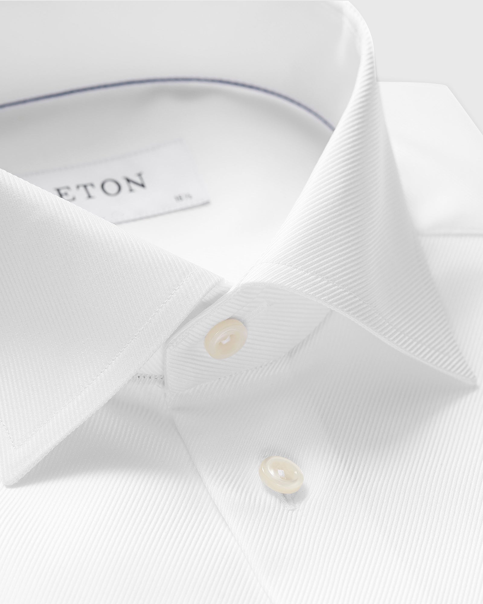 ETON 10001233700 WHITE TEXTURED TWILL CONTEMPORARY FC SHIRT