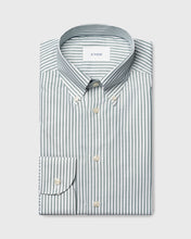 Load image into Gallery viewer, ETON 100013463 GREEN STRIPE BUTTON-DOWN COLLAR TWILL SLIM SHIRT