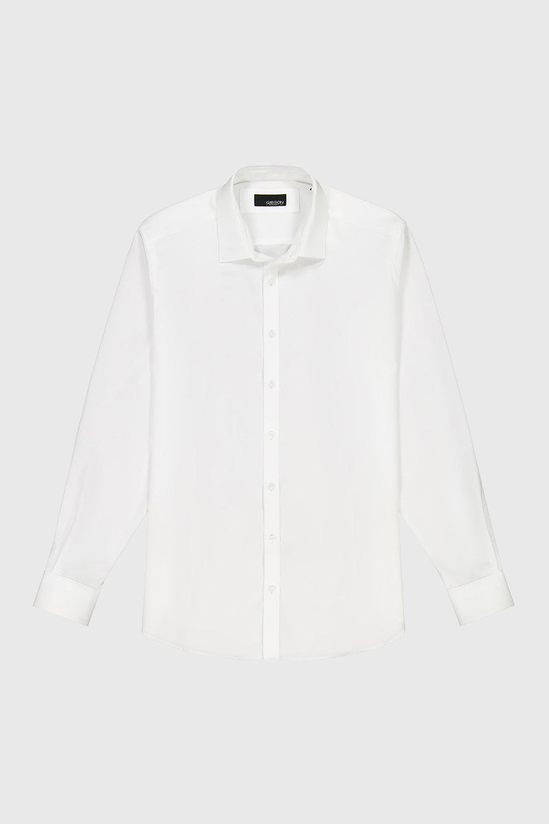 GIBSON FGW014 WHITE FRENCH CUFF ARCHIE SHIRT